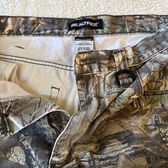 Realtree Xtra Camo Pants 34x30 Mens Straight Leg Hunting Camping Fishing Casual - Picture 3 of 9